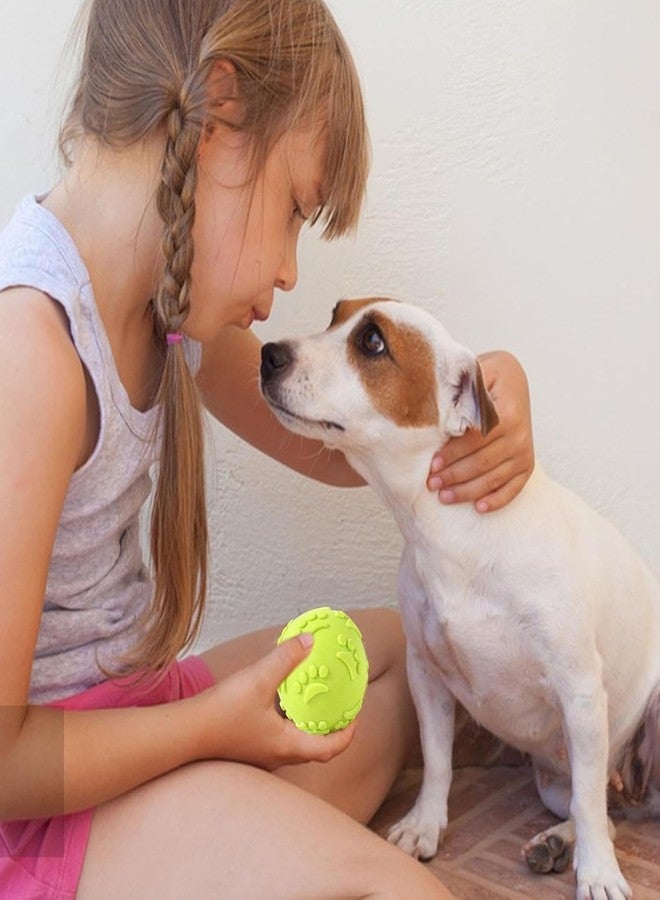 Agirav Tails Latex Rubber Squeaky Dog Chew Ball Toy (Claw Ball, 6CM) Durable + Safe Fetch Teething Dog Toy for Puppies and Small to Medium Dogs, Paw Design Helps to Clean Teeth - Image 2